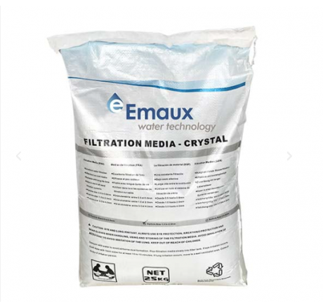 Стеклянный наполнитель для фильтров, Emaux FMG25A, фракция 0,5-0,8 мм, 25 кг