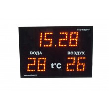 Часы-термометр СТ1.16-2t, ПТК