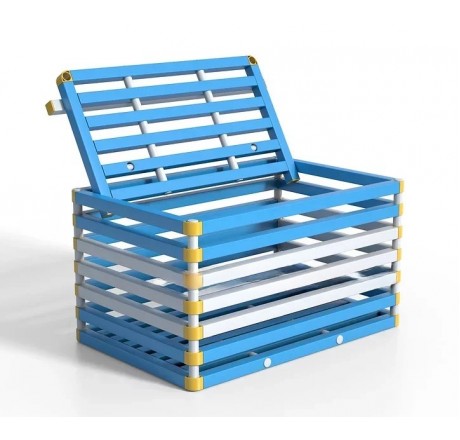 Корзина «Бокс» с крышкой, ПТК