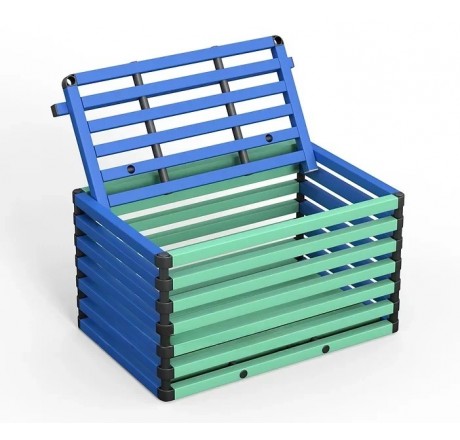 Корзина «Бокс» с крышкой, ПТК