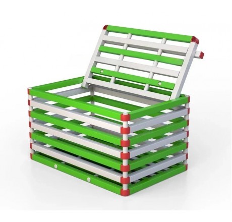 Корзина «Бокс» с крышкой, ПТК