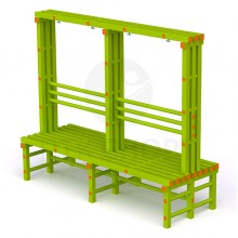 Скамья-вешалка двухсторонняя, ПТК 