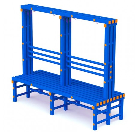 Скамья-вешалка двухсторонняя, ПТК