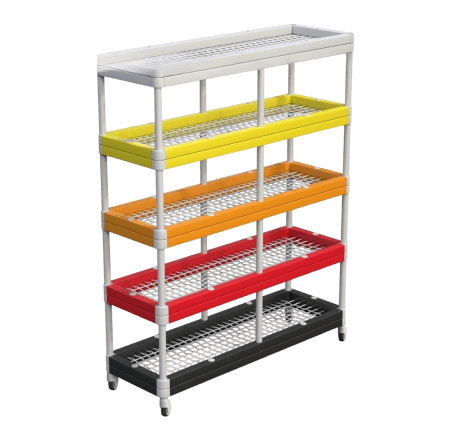 Стеллаж с полиамидной сеткой