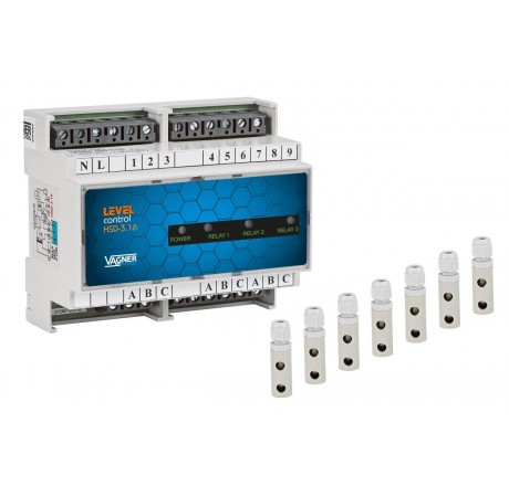 Контроль уровня воды (на DIN) + 7 датчиков