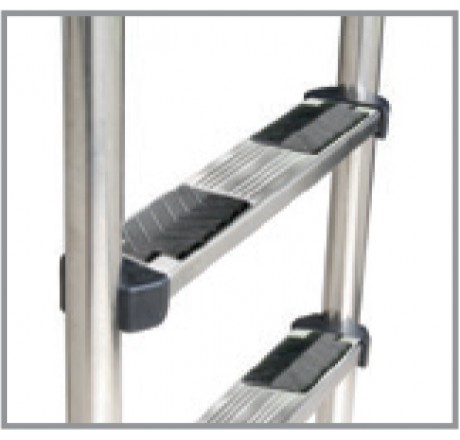 Лестница NSL815-SR, AISI 304, 8 ступ.