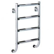 Лестница Two-part, AISL 304, 4 ступ. без поручней