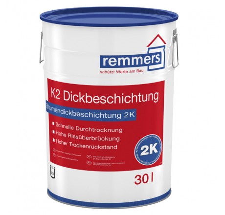 K2 Dickbeschichtung, 30 л, битумный полимер 2К