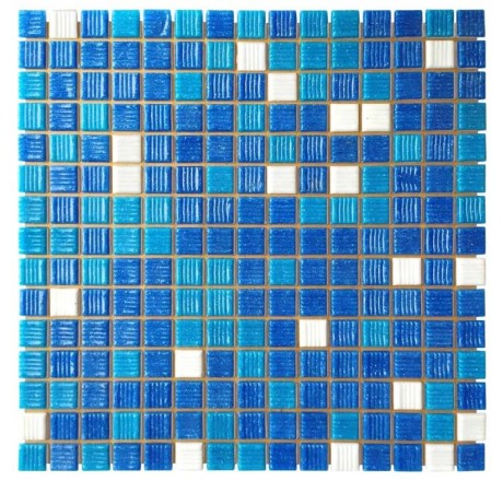 Мозаика стеклянная Aquaviva Cuba Dark