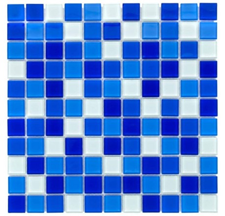 Мозаика стеклянная Aquaviva Сristall Bagama темная DCM303