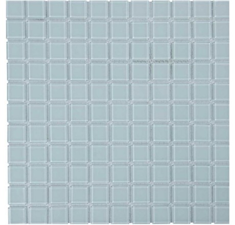 Мозаика стеклянная Aquaviva Сristall белая LM-NW