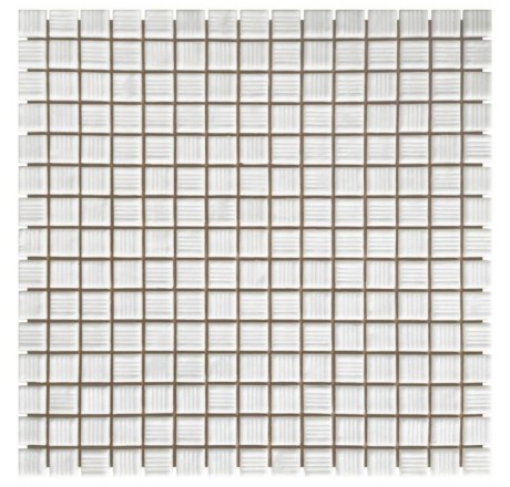 Мозаика стеклянная AquaViva YF-MSLM01 белая
