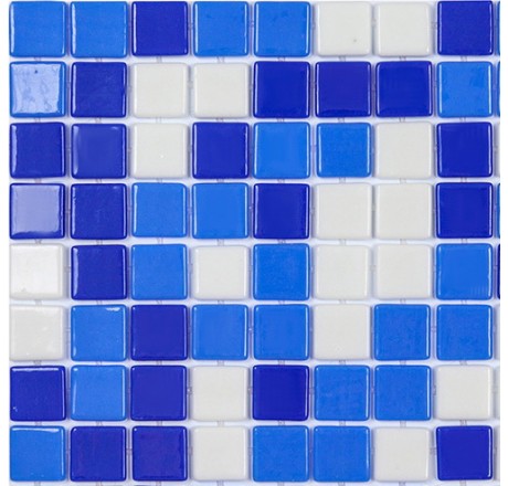 Мозаика стеклянная Togama Mix Aguamarina