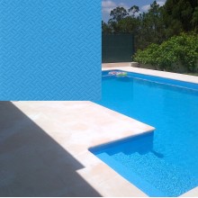 Пленка для бассейна Classic Non-Slip Adriatic Blue (синий) Elbtal Plastics (ширина 165 см)