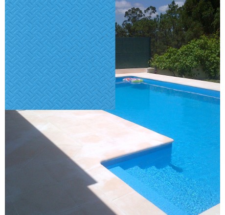 Пленка для бассейна Classic Non-Slip Adriatic Blue (синий) Elbtal Plastics (ширина 165 см)