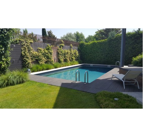 Пленка для бассейна Classic Non-Slip Dark Grey (тёмный серый) Elbtal Plastics (ширина 165 см)