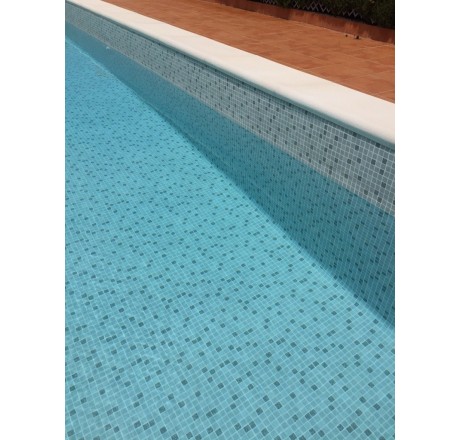 Пленка для бассейна SUPRA Grey Mosaic (мозайка серая) Elbtal Plastics (ширина 165 cм)