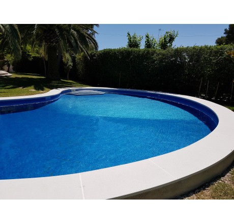Пленка для бассейна Pearl Blue (синий перламутр) Elbtal Plastics (ширина 165 cм)