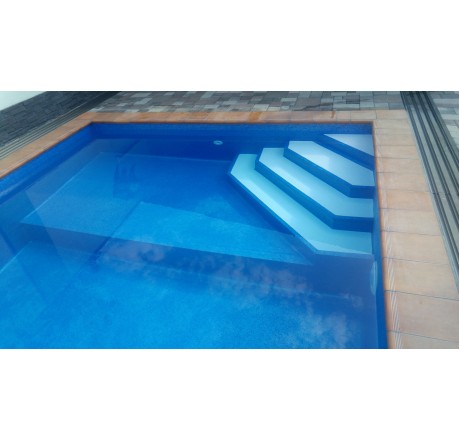 Пленка для бассейна Pearl Blue (синий перламутр) Elbtal Plastics (ширина 165 cм)