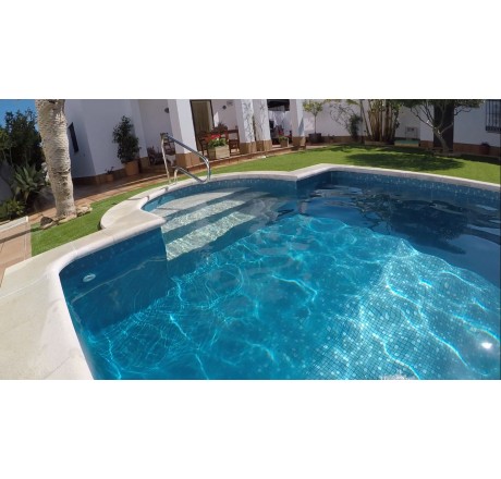 Пленка для бассейна Pearl Silver Lagoon (серебряная лагуна перламутр) Elbtal Plastics (ширина 165 cм)