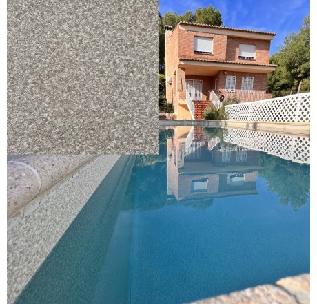 Пленка для бассейна Pure Ocean Grey Elbtal Plastics (ширина 165 см) c 3D-эффектом