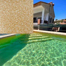 Пленка для бассейна Pure Terra Sand Elbtal Plastics (ширина 165 см) c 3D-эффектом