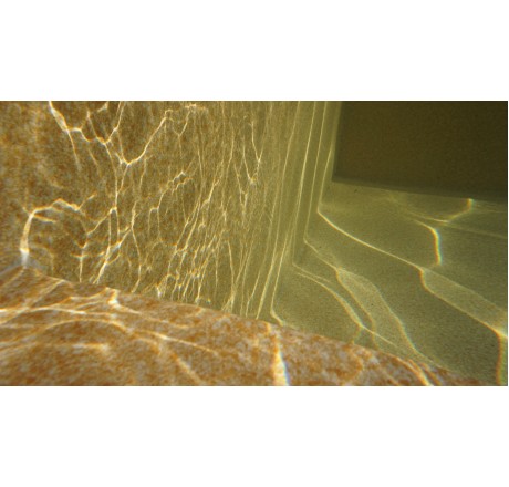 Пленка для бассейна Pure Terra Sand Elbtal Plastics (ширина 165 см) c 3D-эффектом