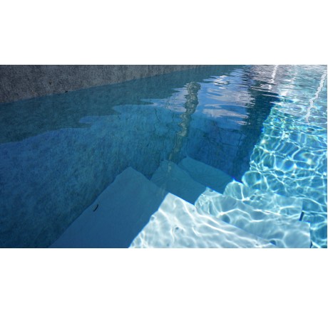 Пленка для бассейна Pure Urban Grey Elbtal Plastics (ширина 165 см) c 3D-эффектом