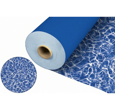 Пленка для бассейна Dark Blue Marble (синий мрамор) FLEX (ширина 200 см)