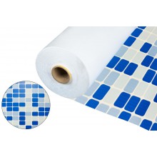 Пленка для бассейна  Dark Blue FXT007 (мозайка синяя) FLEX (ширина 200 см)