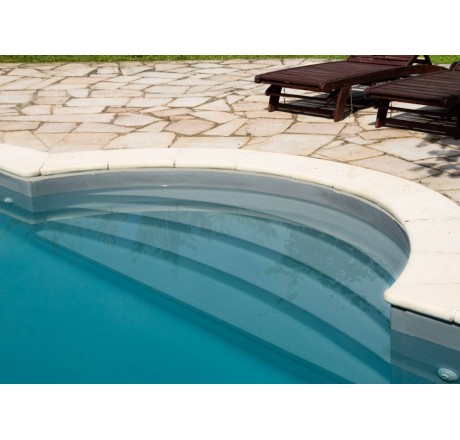 Пленка для бассейна Ogenflex D.Grey 9133 STANDART (темно-серый) HaogenPlast (ширина 165 см)