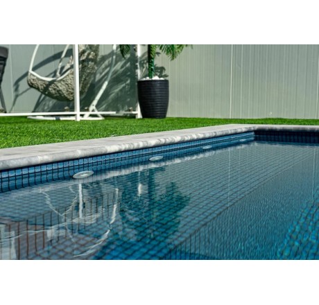 Пленка для бассейна Ogenflex Matrix Blue Black Strip (черно-синий) HaogenPlast (ширина 165 см)