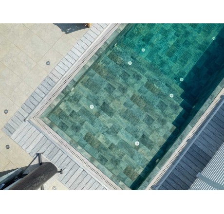 Пленка для бассейна Ogenflex StoneTile Emerald (эмеральд) HaogenPlast (ширина 165 см)