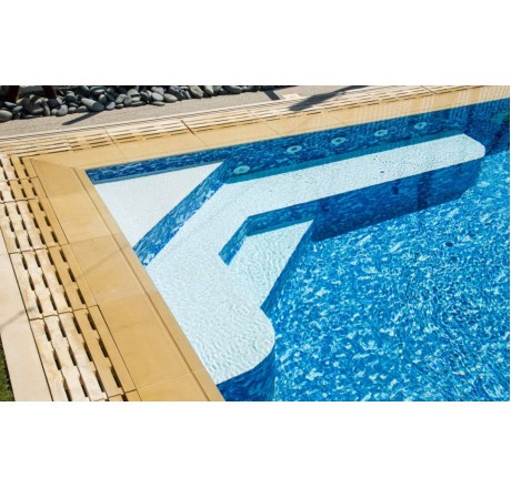 Пленка для бассейна Ogenflex Granit 1 (гранит) HaogenPlast (ширина 165 см)