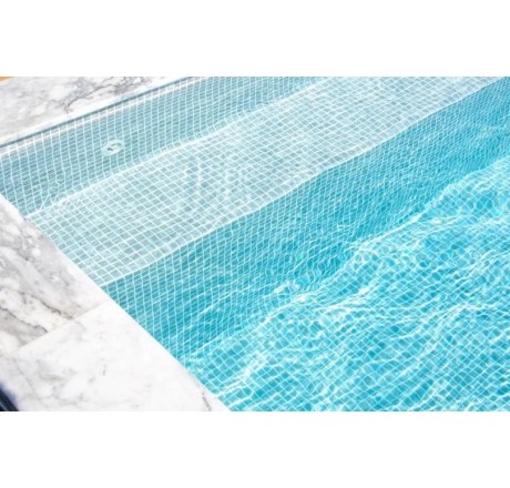 Пленка для бассейна Ogenflex Matrix Silver (серебряный) HaogenPlast (ширина 165 см)