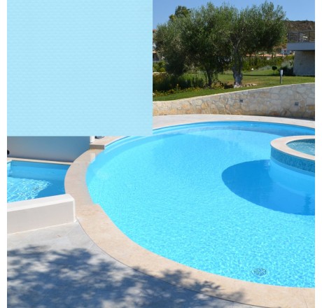 Пленка для бассейна Classic Light Blue (голубой) Elbtal Plastics (ширина 165 см)