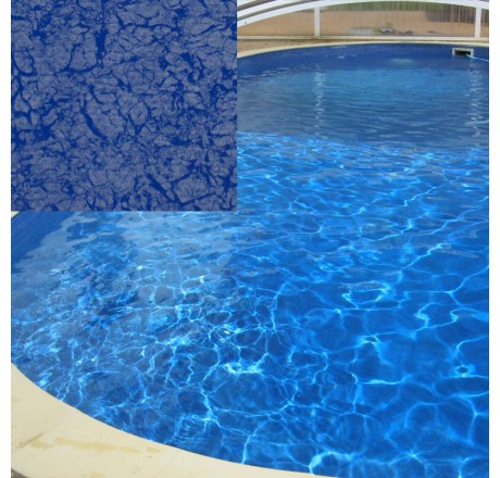 Пленка для бассейна Pearl Blue (синий перламутр) Elbtal Plastics (ширина 165 cм)
