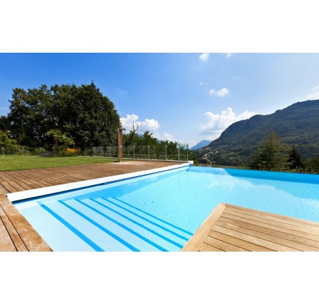 Пленка для бассейна Alkorplan 2000 (Light blue/светло-голубой) Renolit (ширина 205 см)