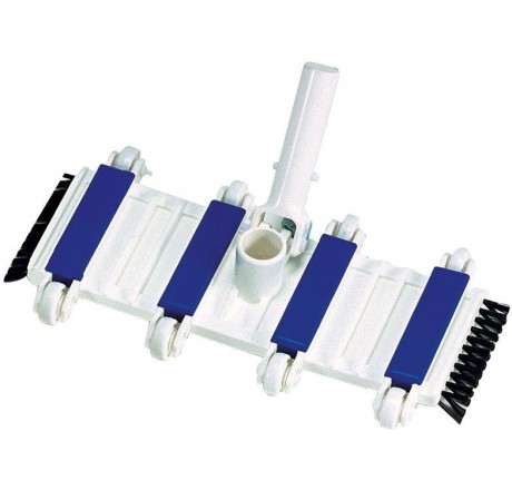 Щетка для пылесоса 8-ми роликовая с боковым ворсом