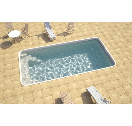 Композитный бассейн Ривьера 1000 10,0x3,6x1,5 PREMIUM