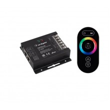 Контроллер ARL-OVAL-RGB BLACK (12-24V, 3x10A), АС Контроллер ARL-OVAL-RGB BLACK (12-24V, 3x10A), АС