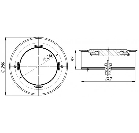 Прожектор Аквасектор 40 Вт RGВ, плитка (AISI 316L)