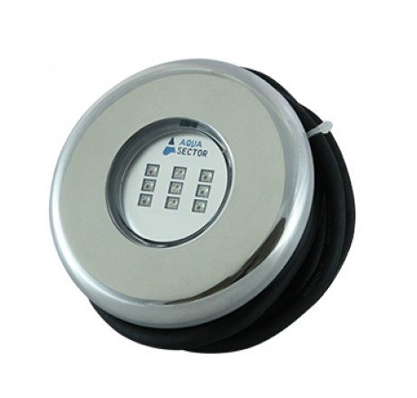 Прожектор Аквасектор 10 Вт хол. белый (AISI 316L)