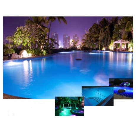 Прожектор ультратонкий светодиодный AquaViva LED029 546LED(33Вт)RGB