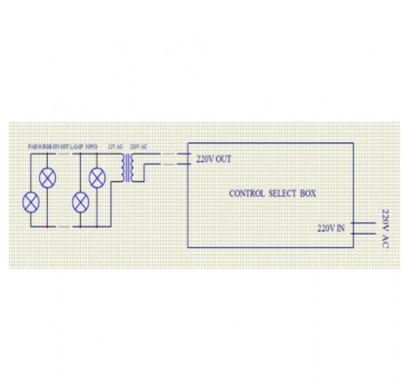Пульт управления AquaViva к LED GAS PAR56 SWITCH BOX