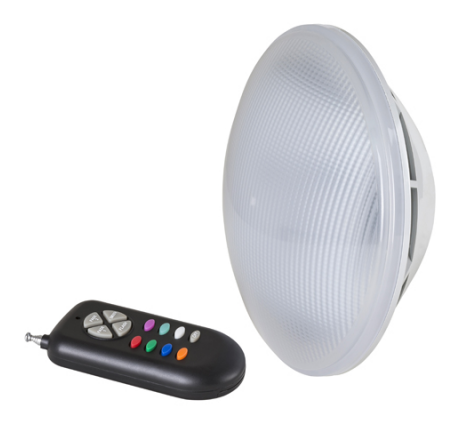 Лампа светодиодная Astralpool "PAR56" RGB,15 Вт, беcпроводная, ПДУ