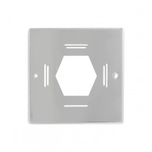 Рамка из нерж.стали для прожектора EVA LED Behncke CUBE, 210х210 мм (сборный)