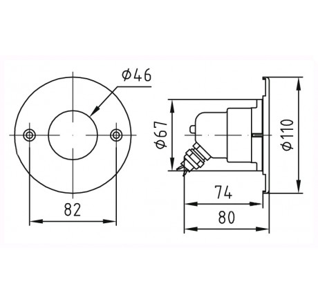 Прожектор из нержавеющей стали 50 Вт, 12В AC, 2 м кабель 2x1,5 мм2, BZ