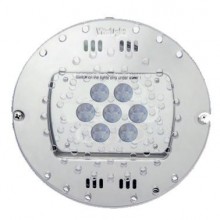 Прожектор донный 28/4 Power LED 3.0, 24В DC, круг 230 мм, V4A, монох. 3000K, 5 м каб. 2x1,5 мм2, BZ для соленой воды (плитка)