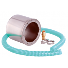 Закладная деталь прожектора 110/113 мм, со шлангом для кабеля, V4A (пленка)